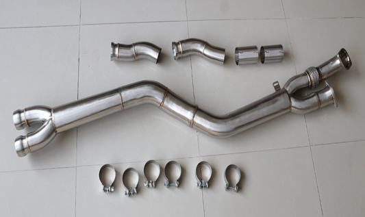 S58 G80 M3/4  2020+ mid pipe 3.5inch, one piece design